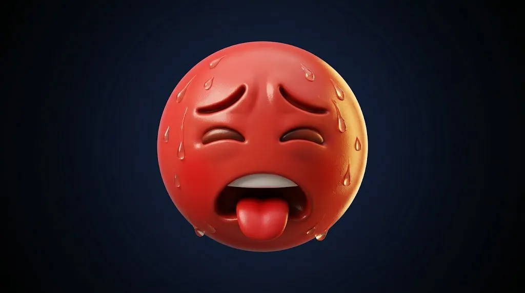 When Should You Use Hot Sweating Emoji?