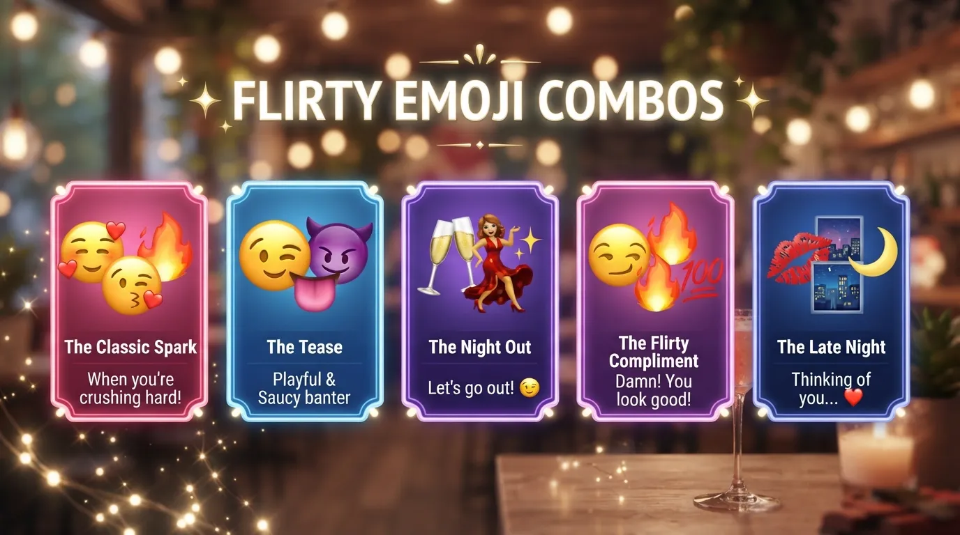 Flirty Emoji Combos