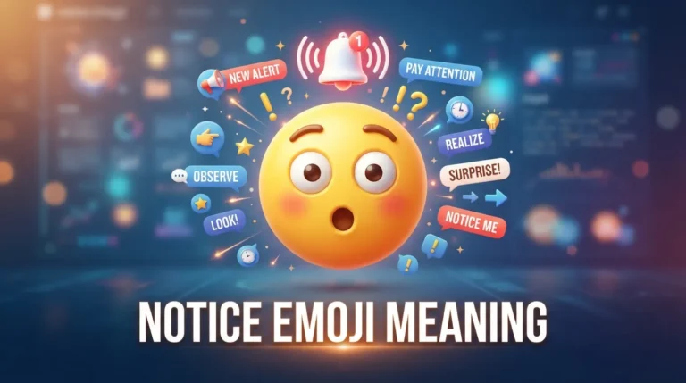 Notice Emoji Meaning