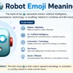 Robot Emoji Meaning