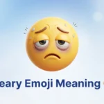 Weary Emoji Meaning