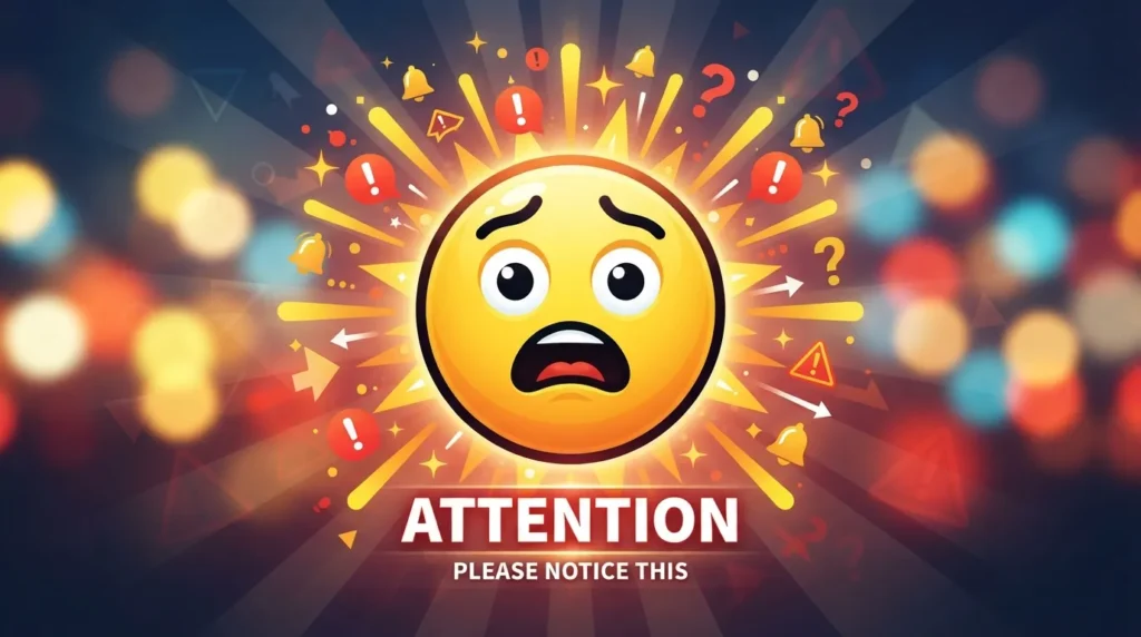 What Does Notice Emoji Mean?