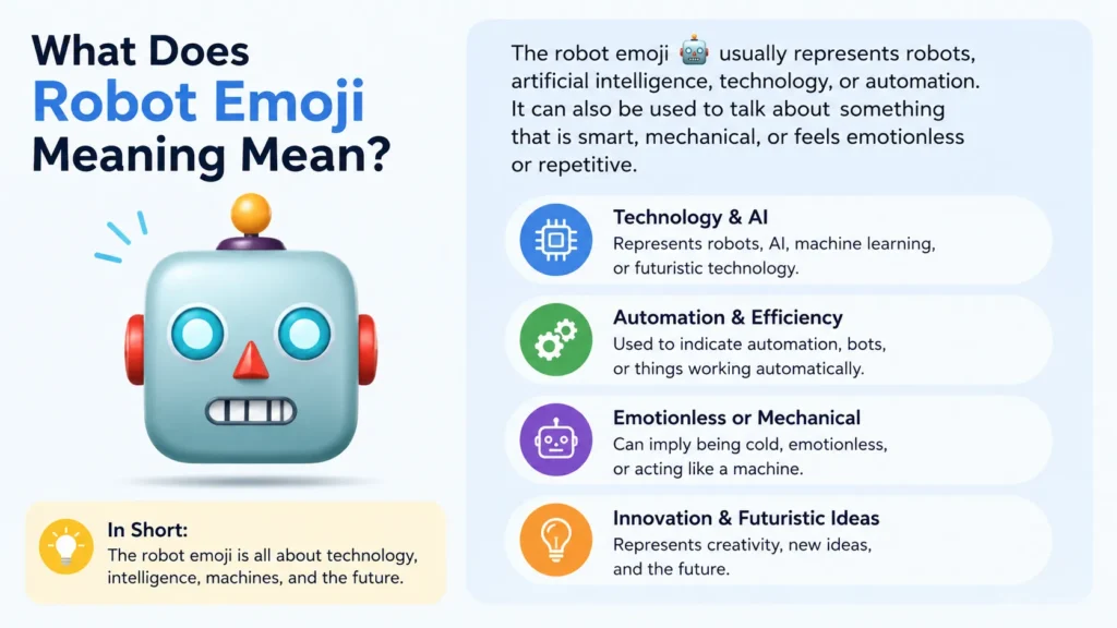 What Does Robot Emoji Meaning Mean?