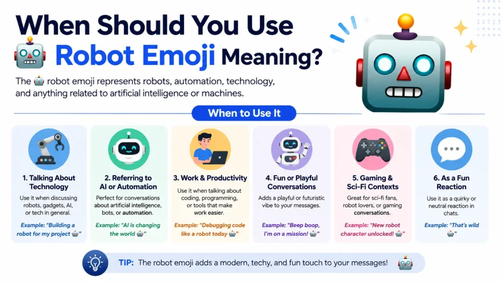When Should You Use Robot Emoji Meaning?